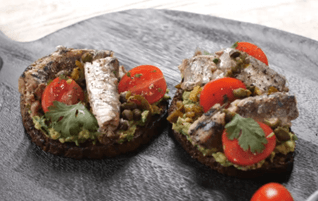 Sandwich portugais aux sardines