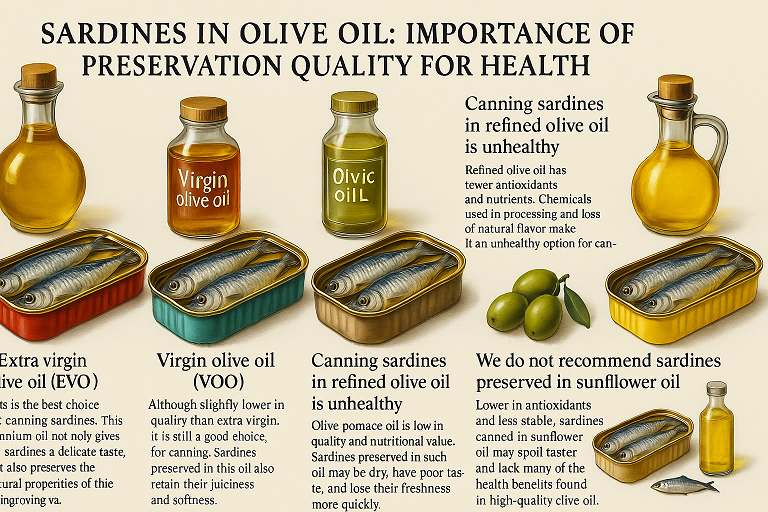 Sardines à l’huile d’olive : pourquoi la qualité de conservation est essentielle pour la santé