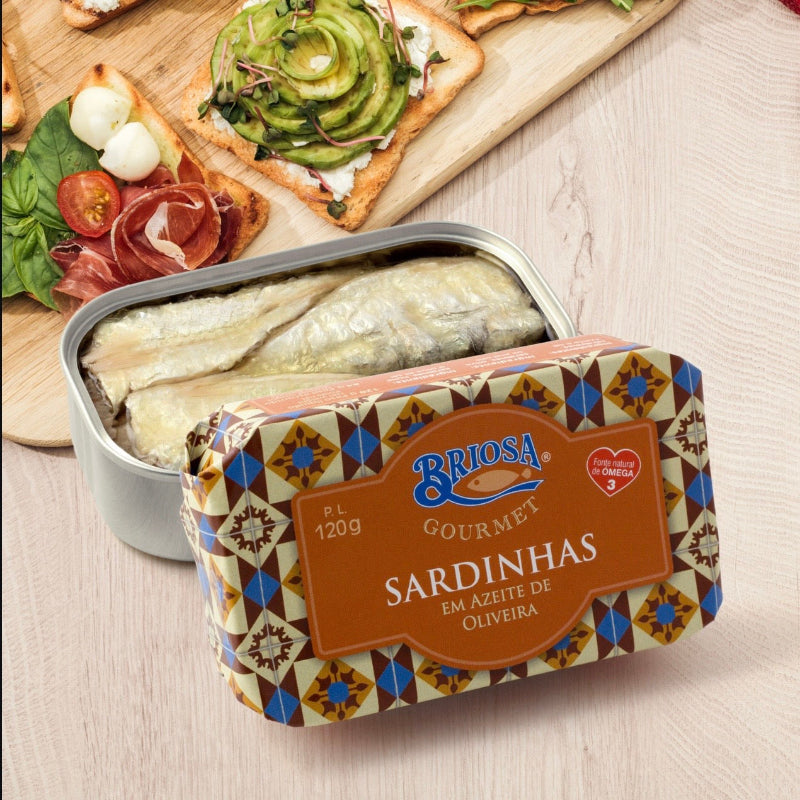Sardines à l'huile d'olive | Briosa Gourmet