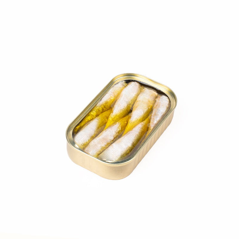 Petites sardines à l'huile d'olive extra vierge bio et au piment bio (BIO) | Maria Organic