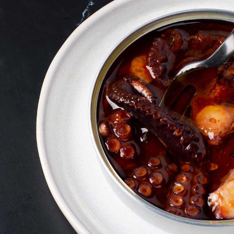 Ragoût de poulpe en conserve ABC+ plat 1