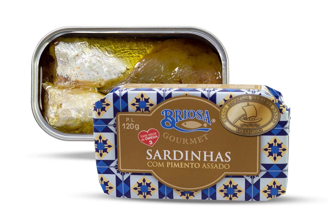 Sardines aux poivrons verts grillés Briosa GOURMET
