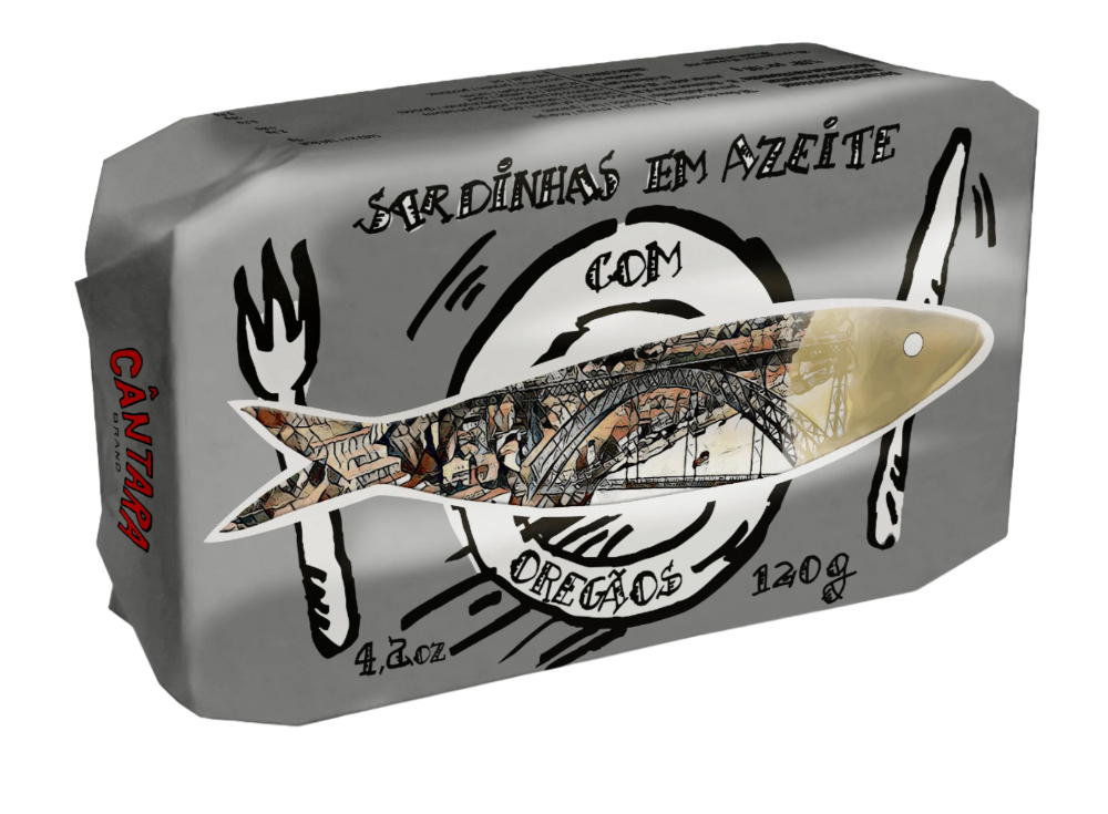 Sardines à l'huile d'olive et à l'origan Cantara CREATIVE