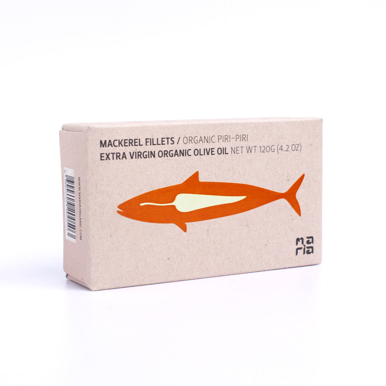 Filet de maquereau à l'huile d'olive extra vierge biologique au piment (BIO)