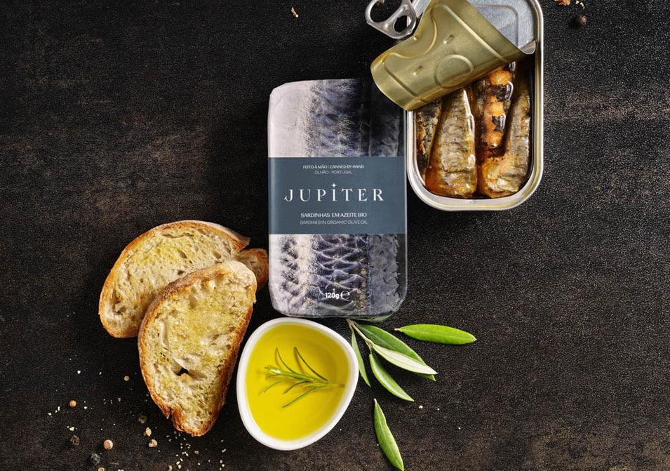 Sardines à l'huile d'olive biologique (BIO) | Jupiter