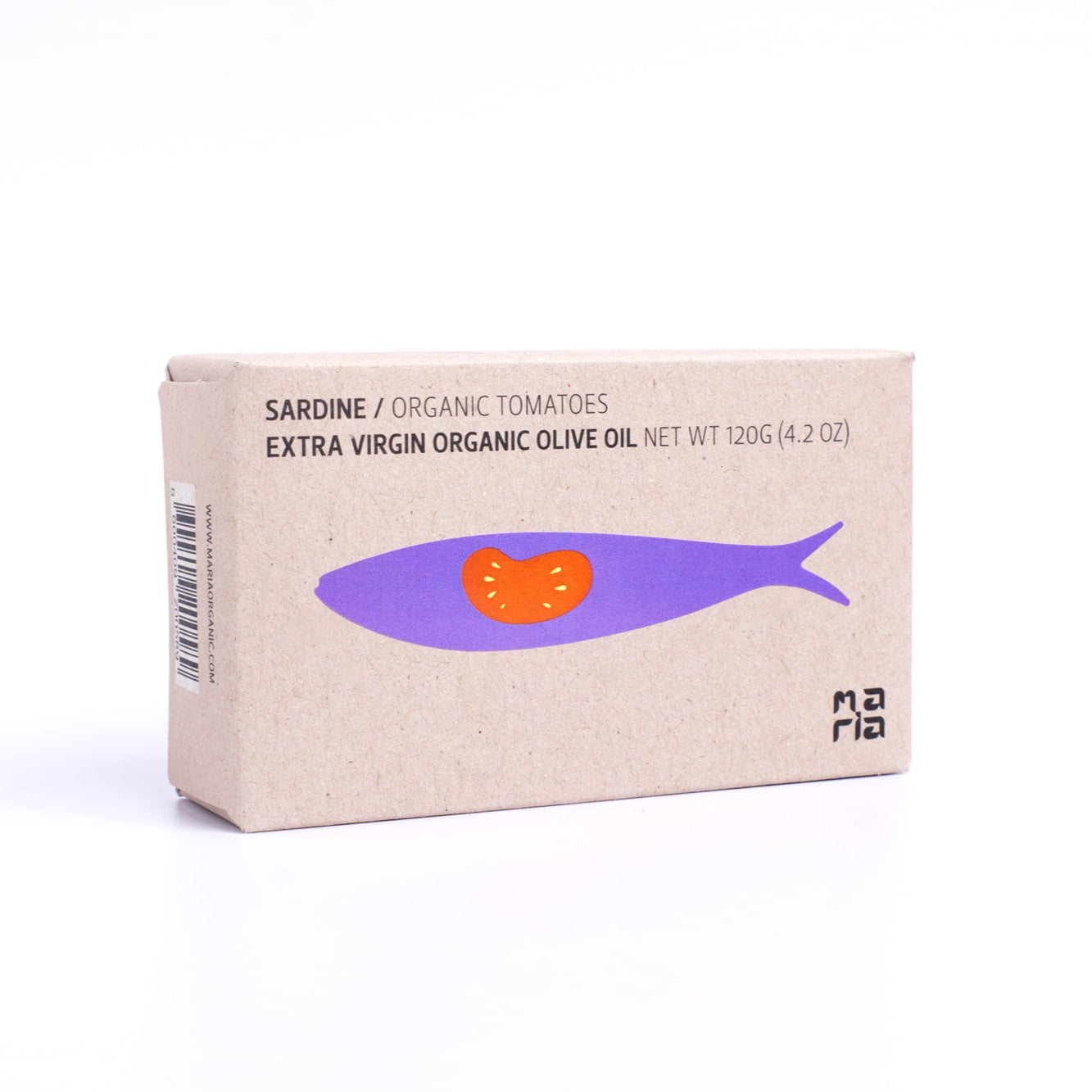 Sardines en conserve à la sauce tomate bio et à l'huile d'olive extra vierge | Maria Organic