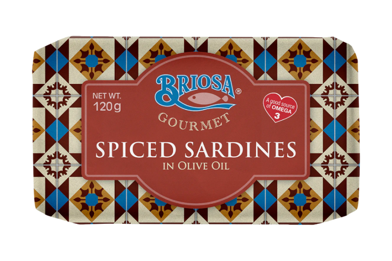 Sardines à l'huile d'olive pimentée | Briosa Gourmet