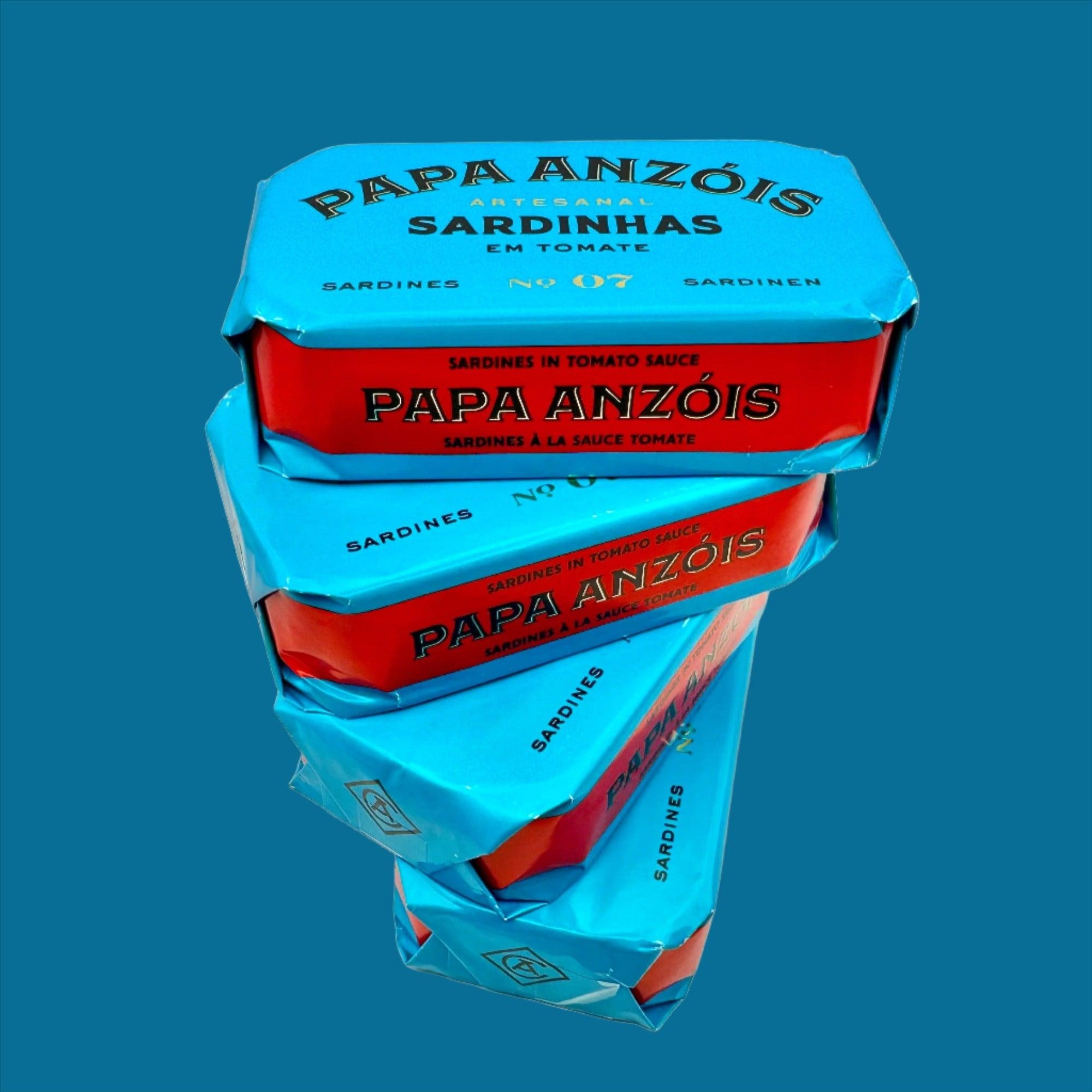 Sardines à la sauce tomate à l'huile d'olive extra vierge | Papa Anzóis