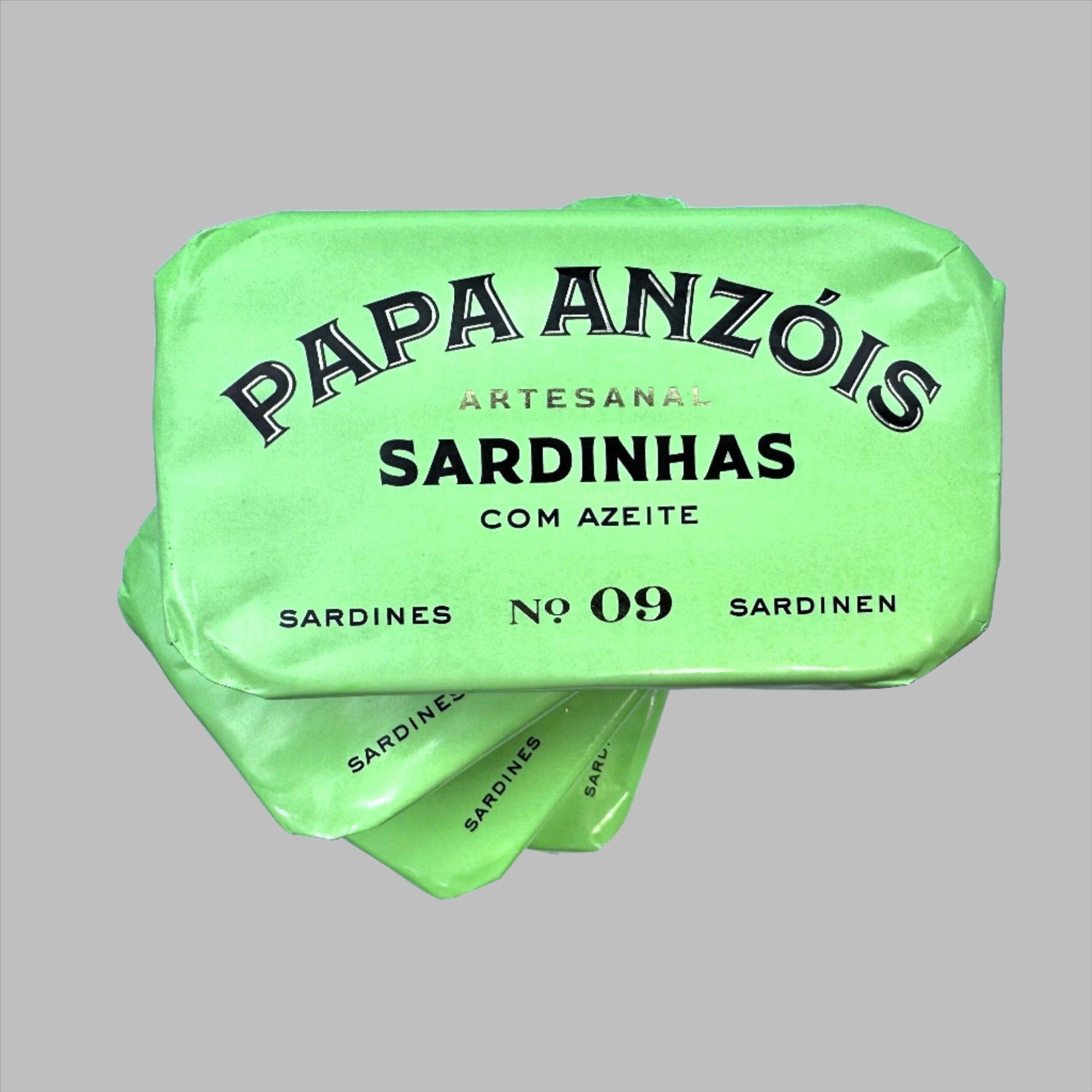 Sardines à l'huile d'olive extra vierge | Papa Anzóis