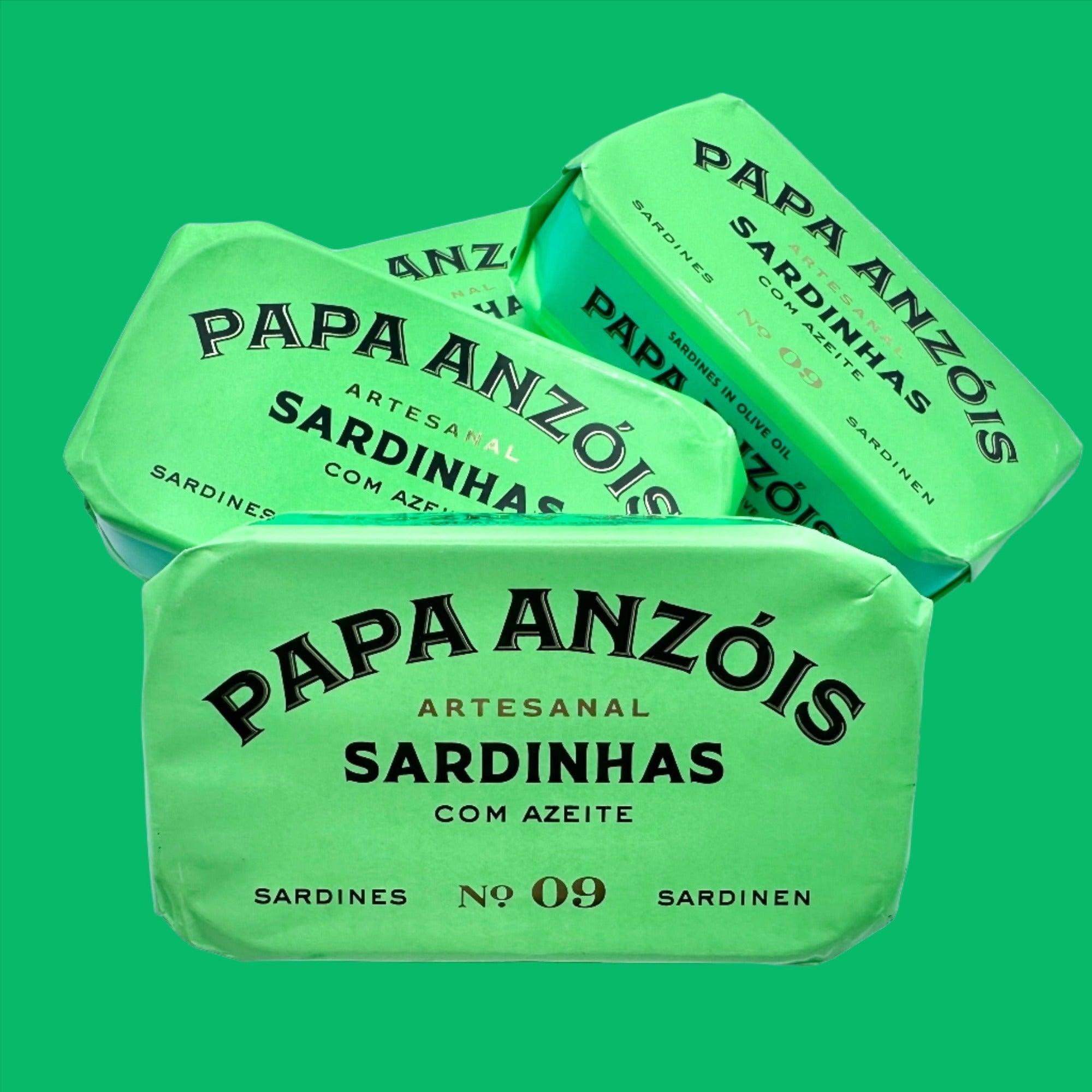 Sardines à l'huile d'olive extra vierge | Papa Anzóis