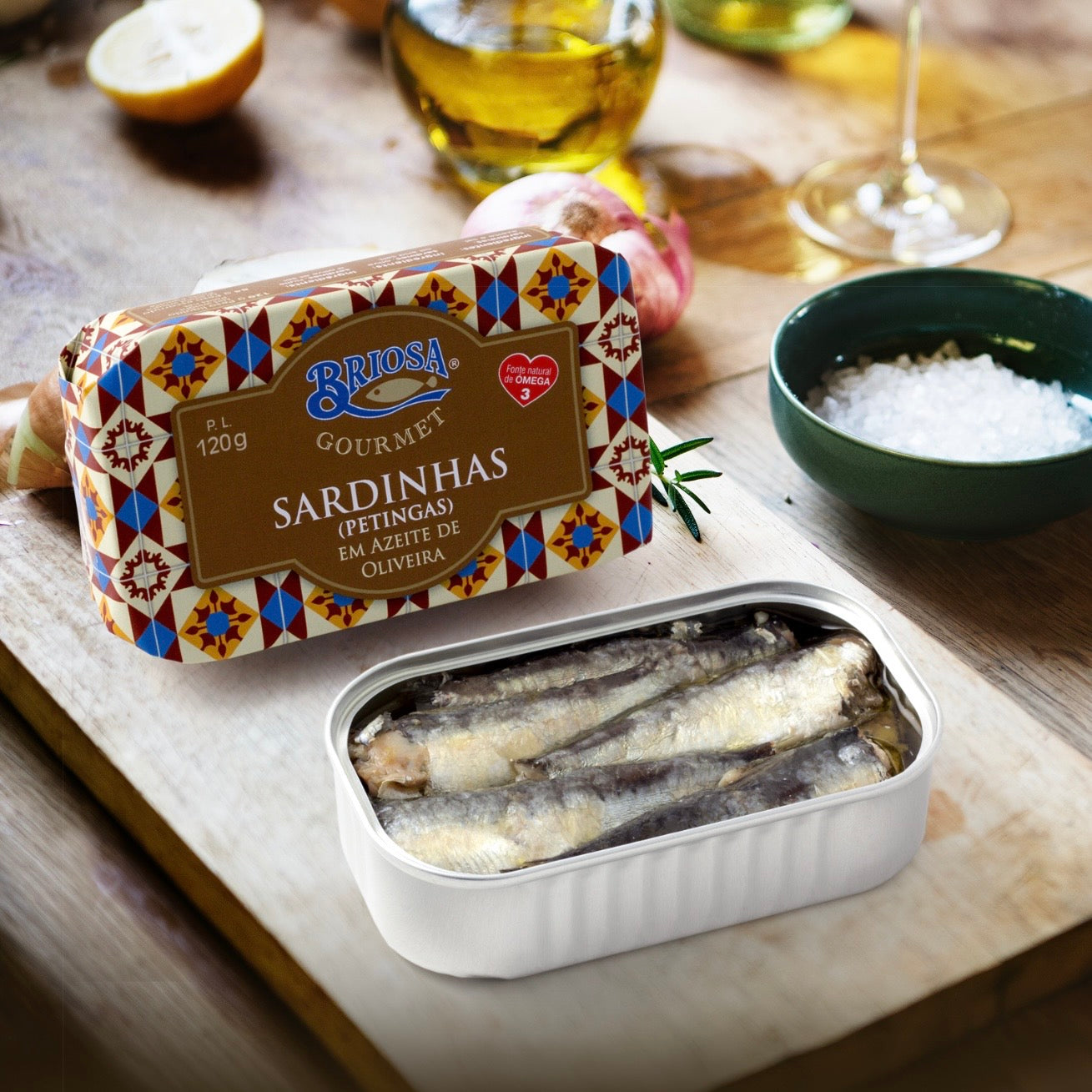 Petites sardines à l’huile d’olive Briosa Gourmet