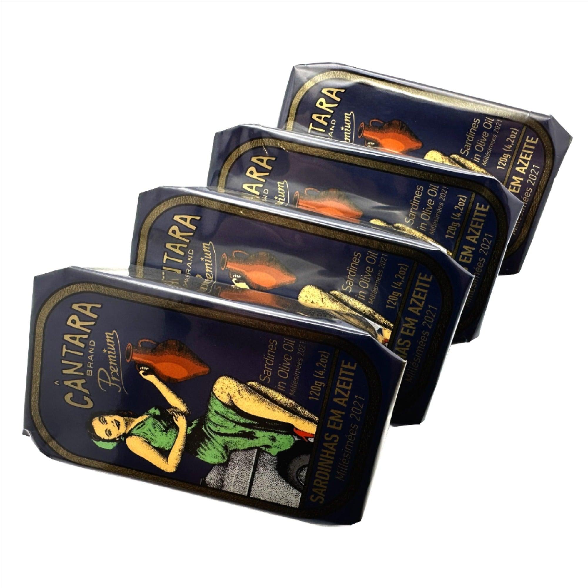 Sardines à l'huile d'olive MILLÉSIMÉES 2022 | Cantara PREMIUM
