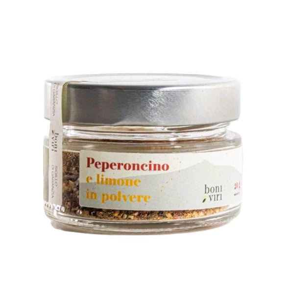 Mélange d'épices piment et citron 20 g | Italie | Boniviri