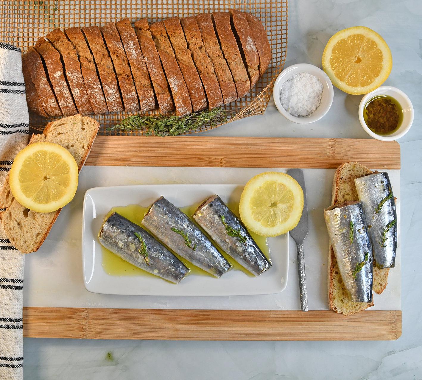 Sardines à l'huile d'olive et au citron Minerva Classique