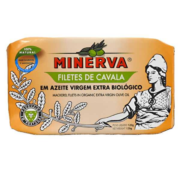 Filet de maquereau à l'huile d'olive extra vierge biologique | Minerva BIO