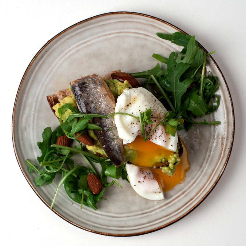 Assiette de sardines à l'huile d'olive extra vierge bio, Maria Organic