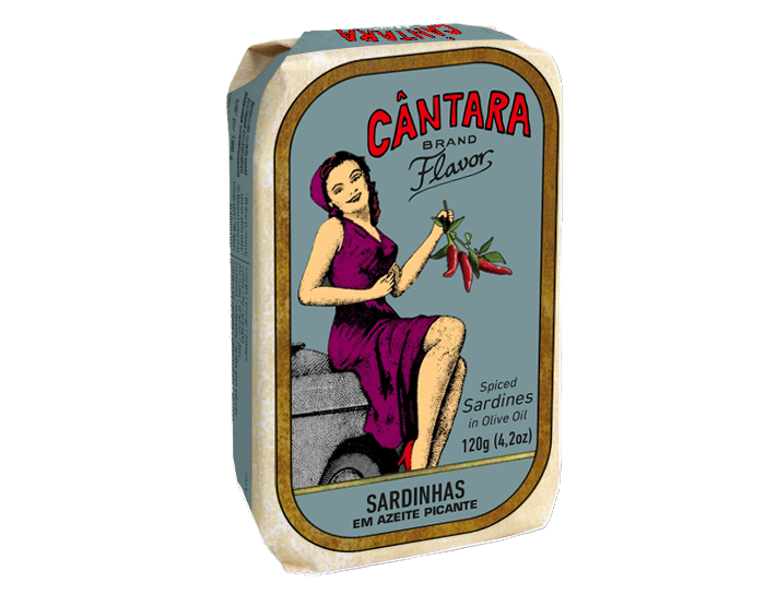 Sardines à l’huile d’olive pimentée | Cantara VINTAGE