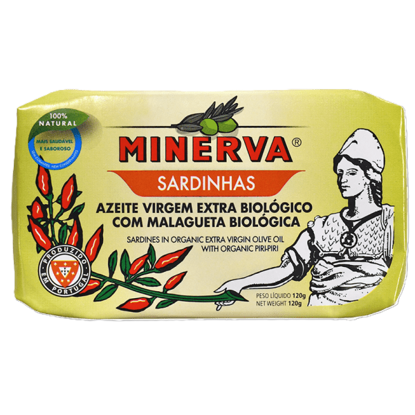 Sardines à l'huile d'olive extra vierge bio épicée | Minerva BIO