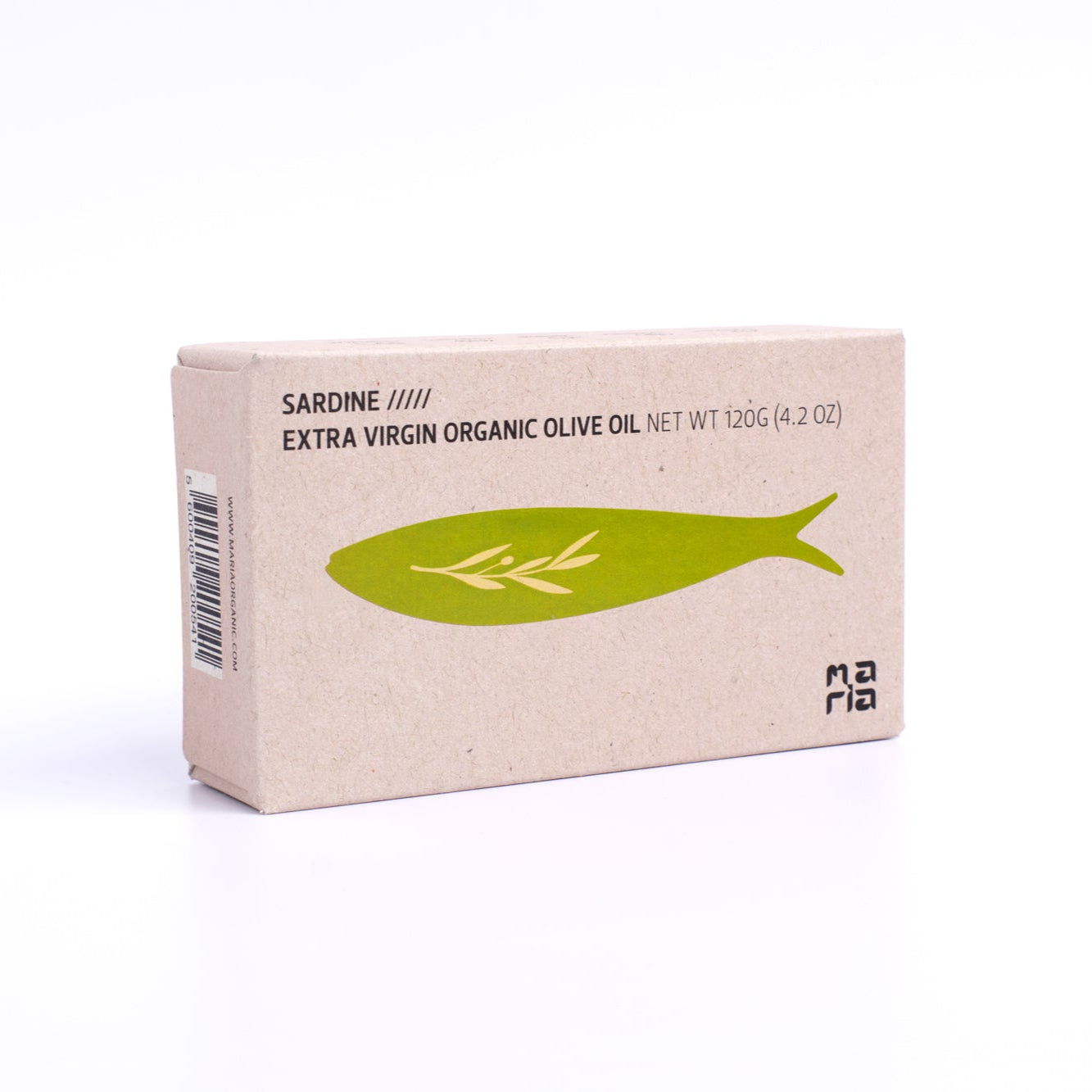 Sardines à l'huile d'olive extra vierge biologique (BIO) | Maria Organic