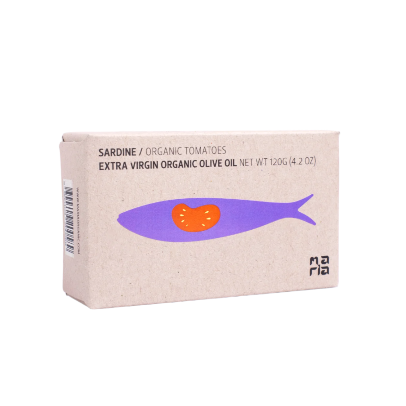 Sardines à la sauce tomate bio et à l'huile d'olive extra vierge (BIO) | Maria Organic