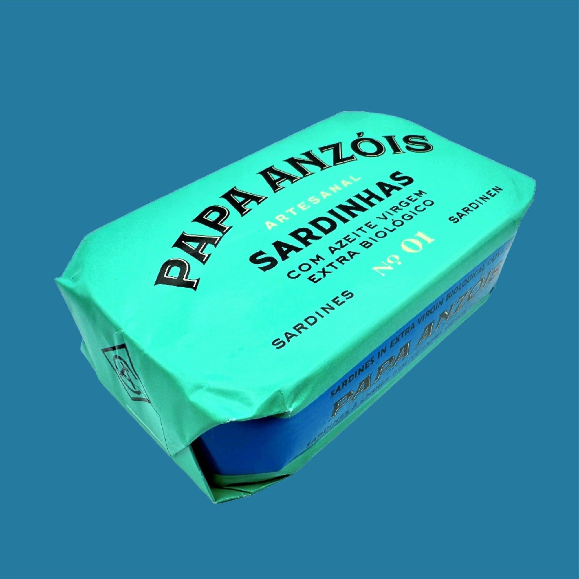 Sardines à l'huile d'olive extra vierge biologique (BIO) | Papa Anzóis