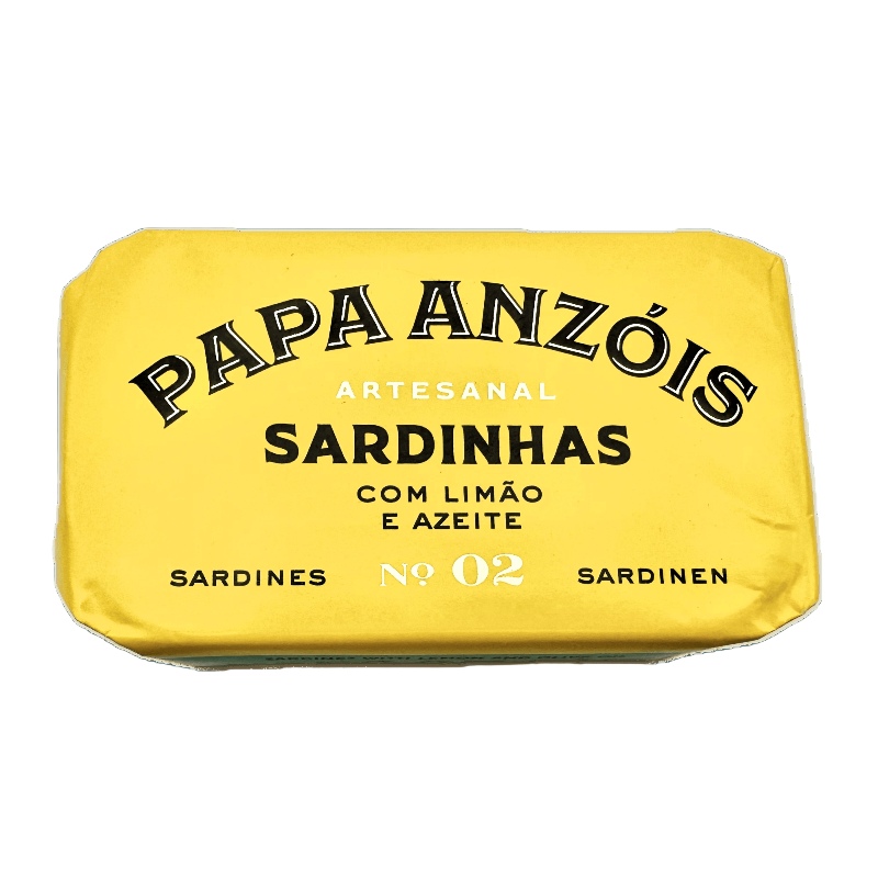 Sardines à l'huile d'olive extra vierge et au citron | Papa Anzóis de Sardinele