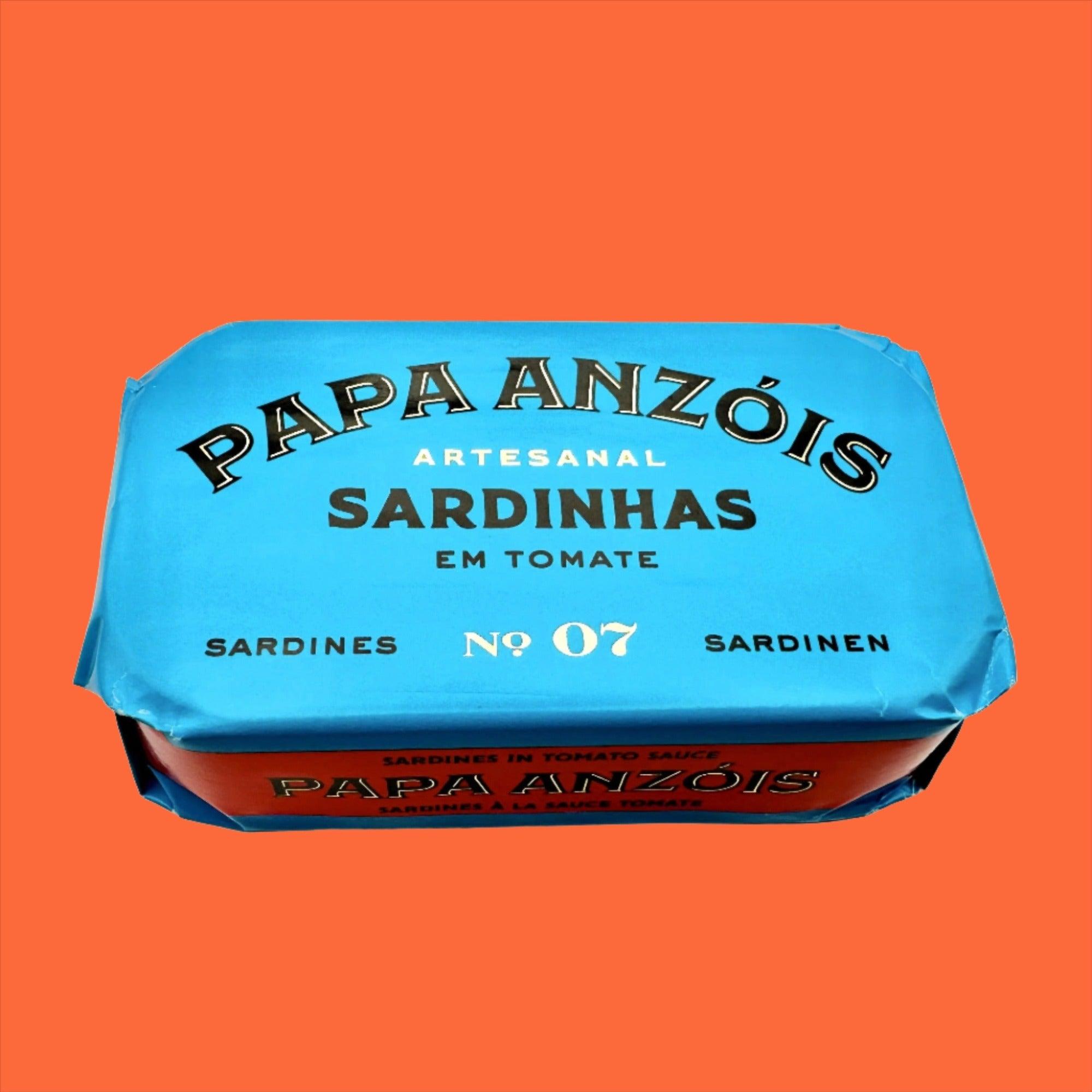 Sardines à la sauce tomate à l'huile d'olive extra vierge | Papa Anzóis