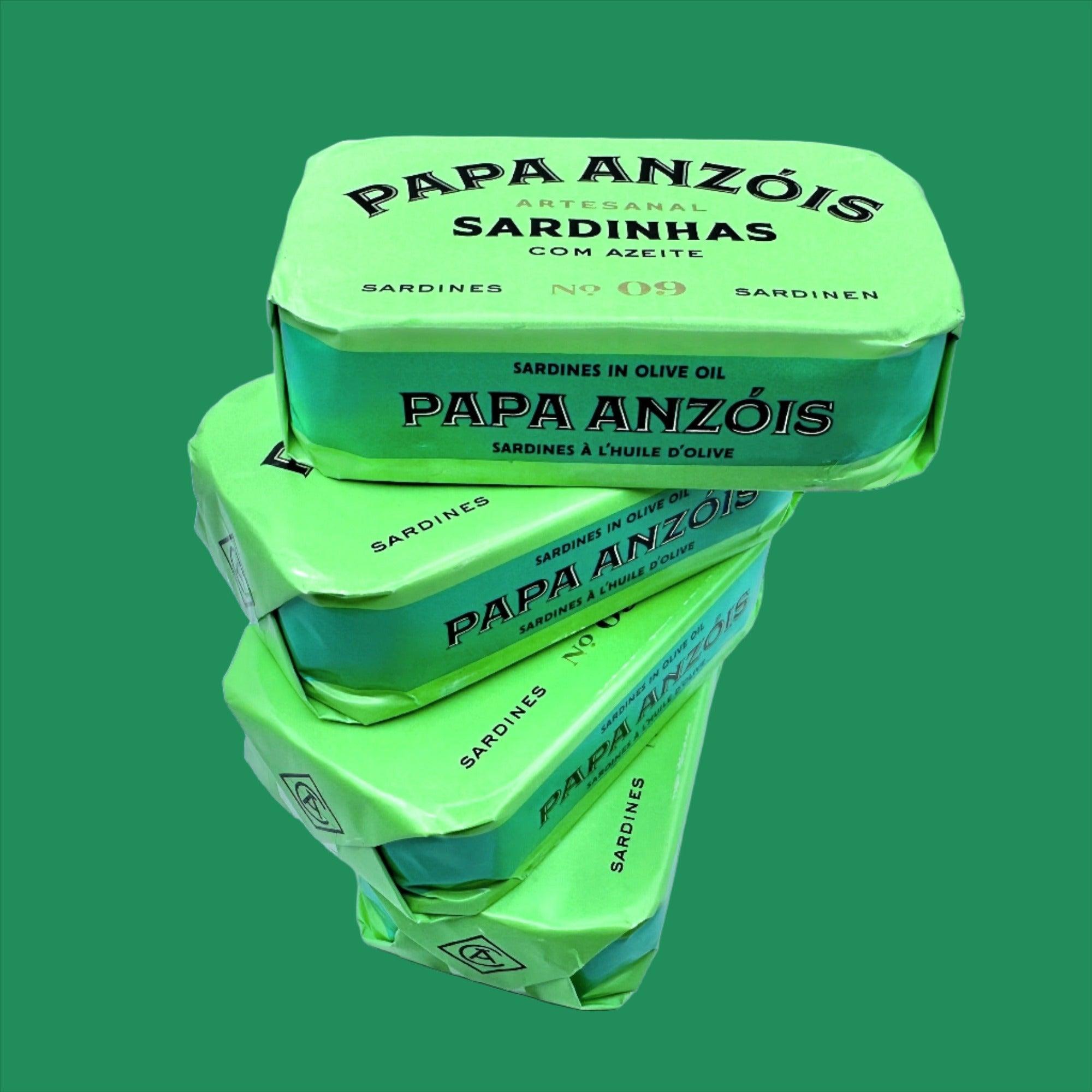 Sardines à l'huile d'olive extra vierge | Papa Anzóis