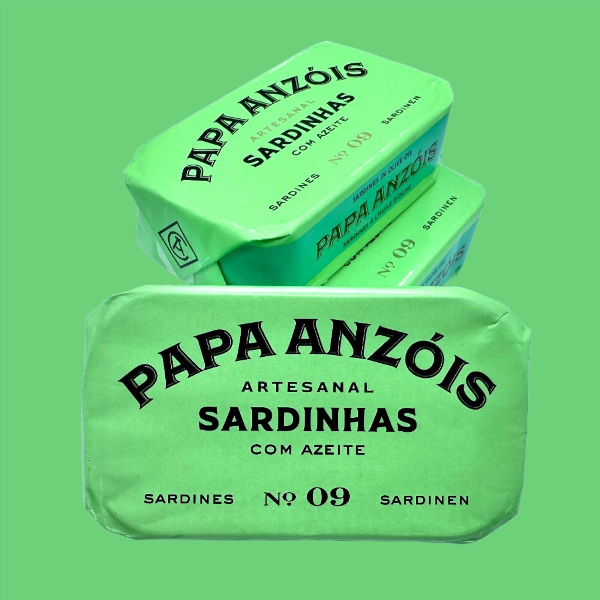 Sardines à l'huile d'olive extra vierge | Papa Anzóis
